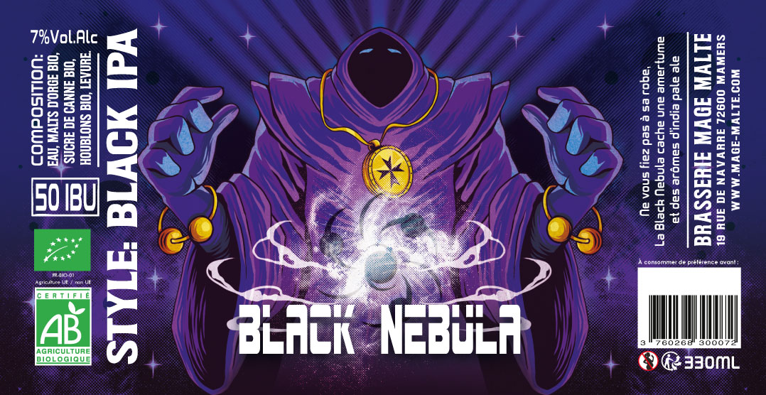 Bière nébula bio (brasserie Mage malte) – Image 2