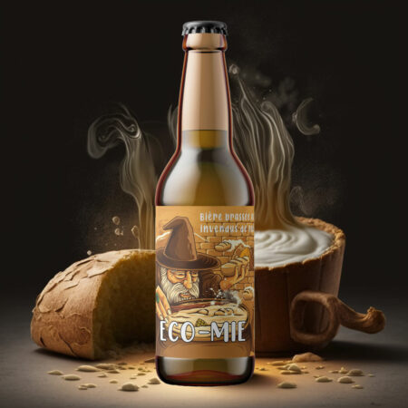 Bière éco-mie bio (brasserie Mage malte)