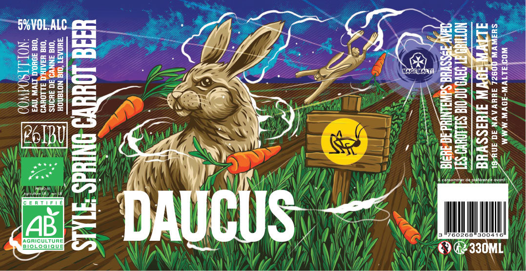 Bière daucus bio (brasserie mage malte) – Image 2