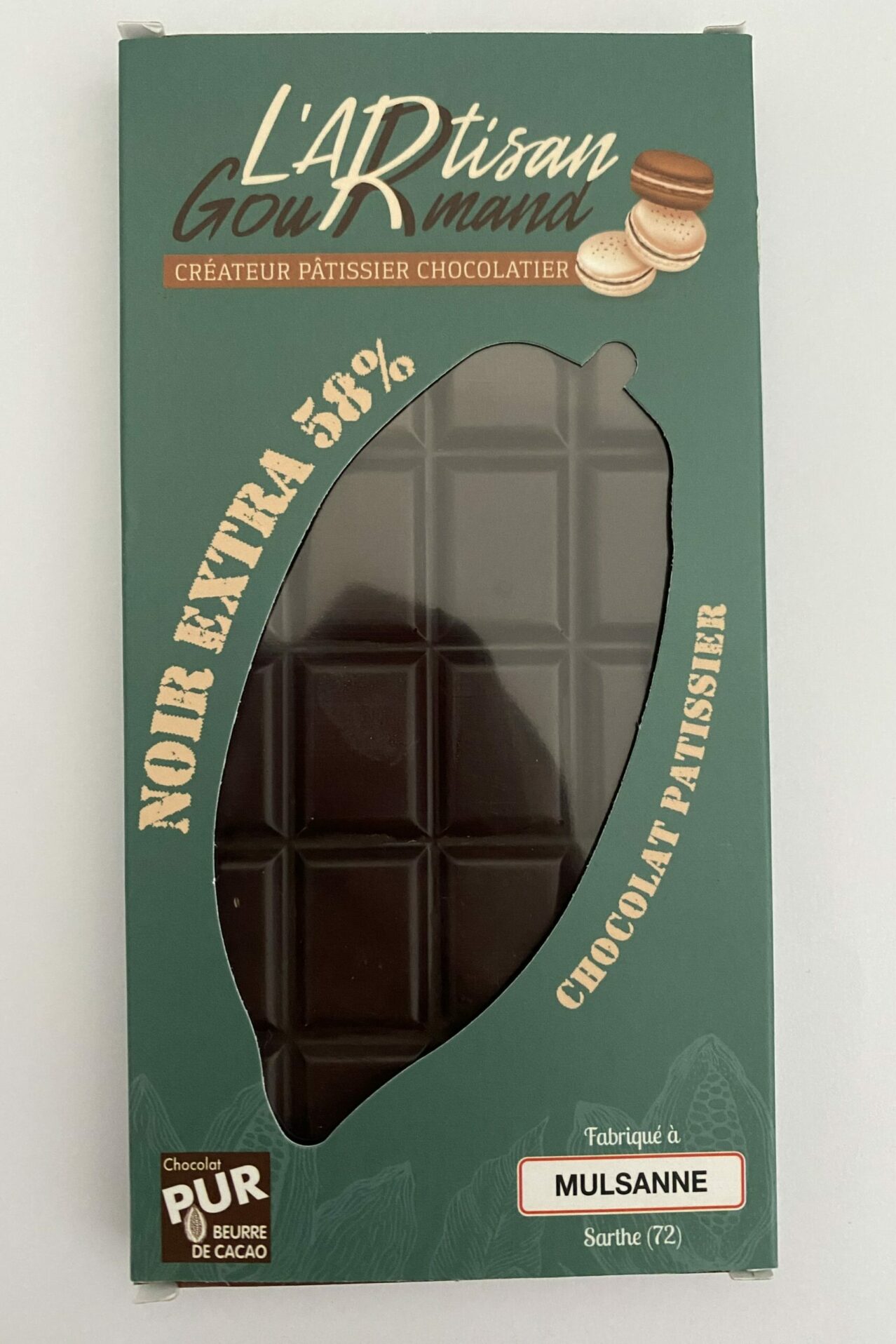 Chocolat noir extra 58 %