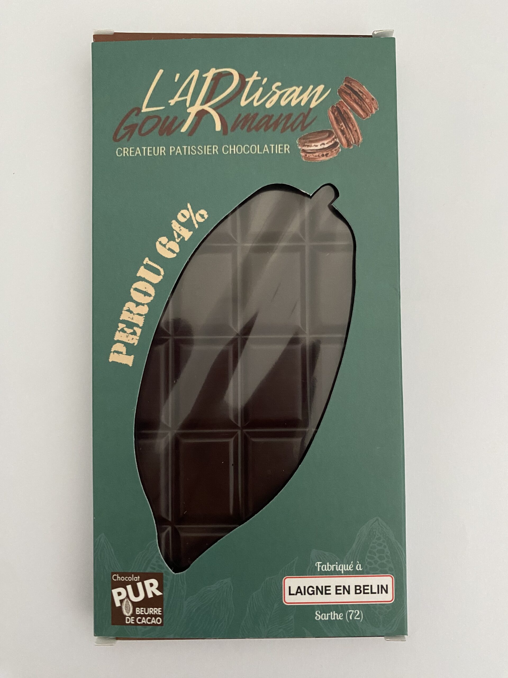 Chocolat Pérou 64 %