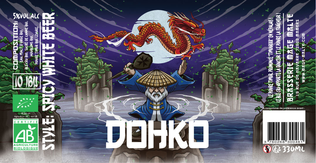 Bière dohko bio (brasserie mage malte) – Image 2