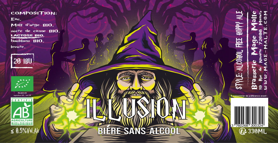 Illusion bio <=5% (brasserie Mage malte) – Image 2