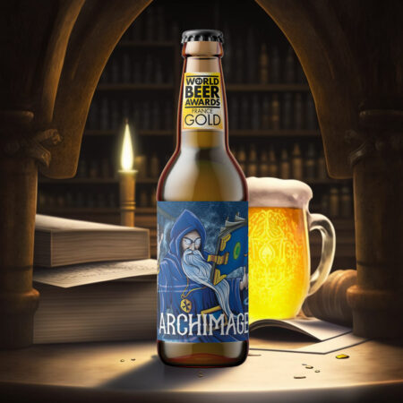 Bière Archimage triple bio (brasserie Mage malte)