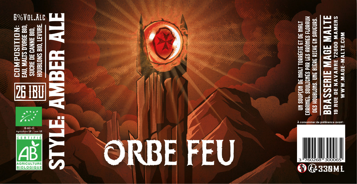 Orbe de feu bio (brasserie Mage malte) – Image 2