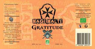 Bière Gratitude IPA bio (brasserie Mage malte) – Image 2