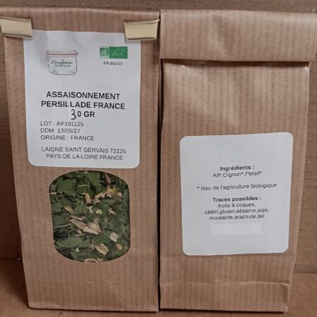 Assaisonnement persillade 30 gr bio
