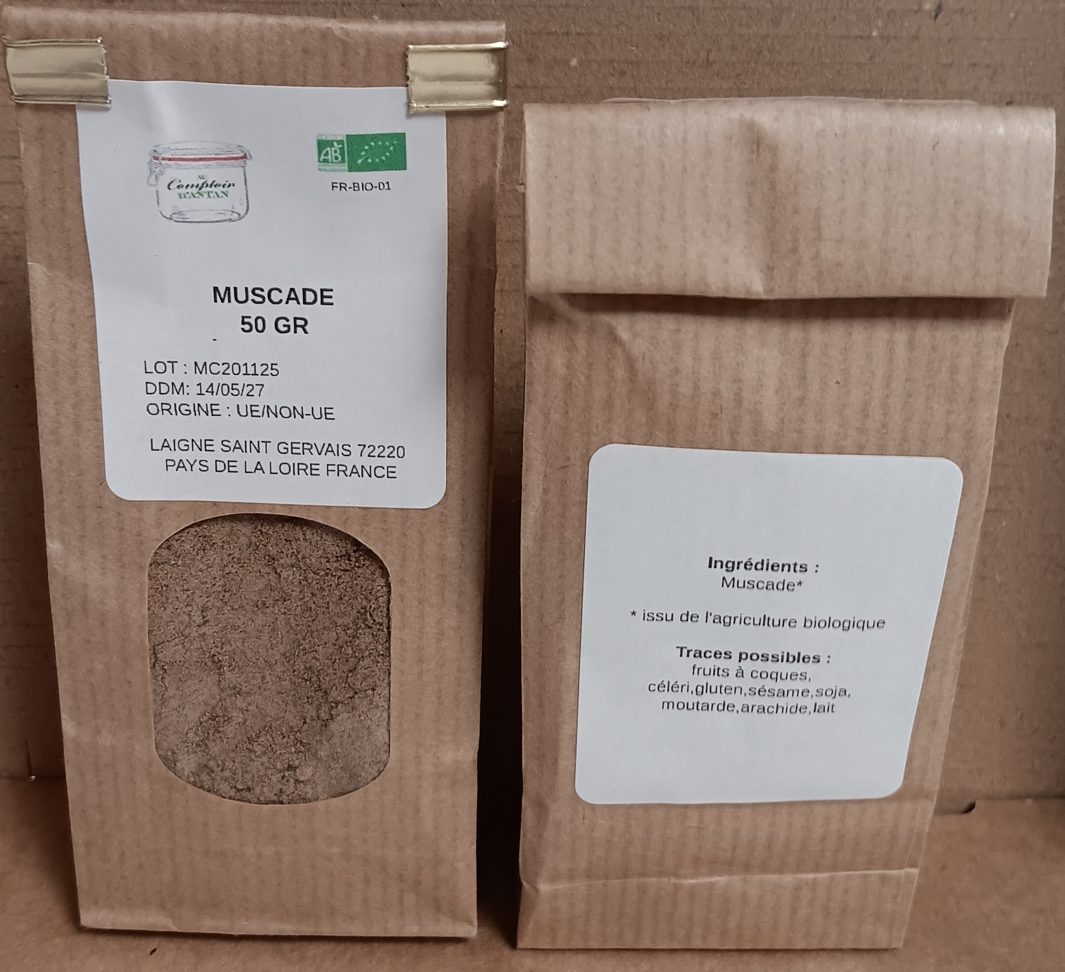 Muscade 50 gr bio